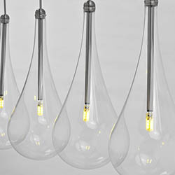 Larmes Drop 5-Light LED Pendant