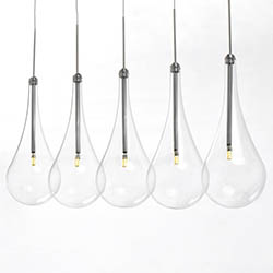 Larmes Drop 5-Light LED Pendant