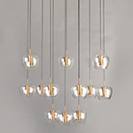 Newton LED 12-Light Pendant