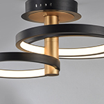 Hoopla LED Semi Flush Mount