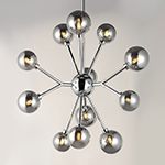 Asteroid LED 12-Light Chandelier