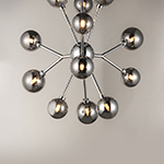 Asteroid LED 12-Light Chandelier
