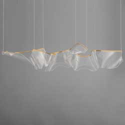 Rinkle Linear 3-Light LED Pendant