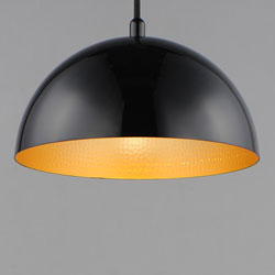 Hemisphere 1-Light 9" LED Pendant