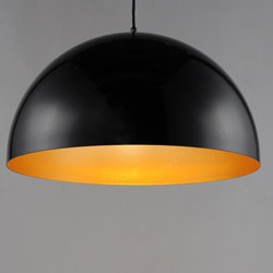 Hemisphere 1-Light 24" LED Pendant