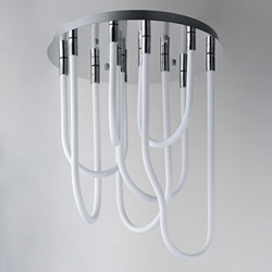 Soleil 7-Light LED RD Flush Mount