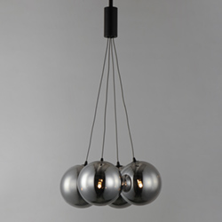 Burst 4-Light LED Pendant - Smoke