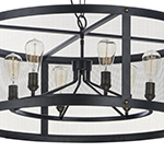 Rivets 6-Light Chandelier