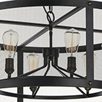 Rivets 6-Light Chandelier