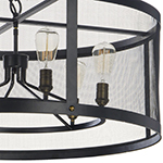 Rivets 5-Light Chandelier