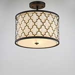 Symmetry 3-Light Semi-Flush Mount/Pendant