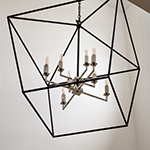 Caged 8-Light Chandelier