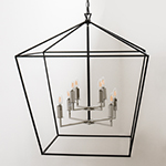 Caged 8-Light Chandelier