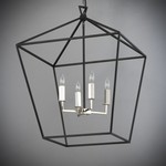 Caged 4-Light Chandelier