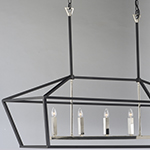 Caged 5-Light Chandelier