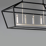 Caged 5-Light Chandelier