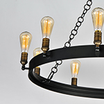 Solaris 10-Light Chandelier