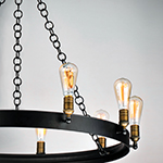 Solaris 10-Light Chandelier