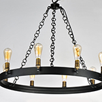 Solaris 10-Light Chandelier