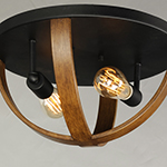 Compass 2-Light Flush Mount