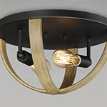 Compass 2-Light Flush Mount