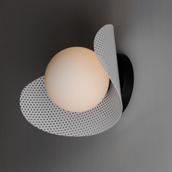 Chips LED Sconce - Matte White