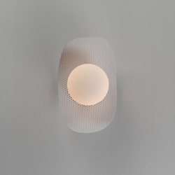 Chips LED Sconce - Matte White