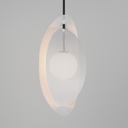 Chips 1-Light Pendant - Matte White