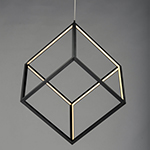 4 Square LED Pendant