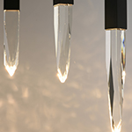 Quartz LED 3-Light Pendant