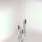 Quartz LED 3-Light Pendant