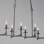 Anvil 8-Light Linear Pendant