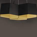 Honeycomb 3-Light LED Chandelier