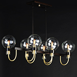 Bauhaus 6-Light Linear Chandelier