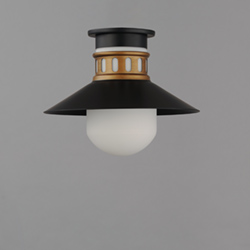Admiralty 1-Light Outdoor Flush Mount