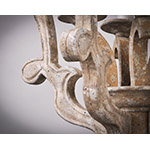 Old World 4-Light Chandelier