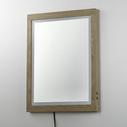 Sawyer 24x32 Oak Framed LED Mirror