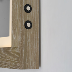 Sawyer 24x32 Oak Framed LED Mirror