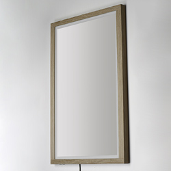 Sawyer 48x32 Oak Framed LED Mirror