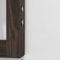 Sawyer 48x32 Walnut Framed LED Mirror