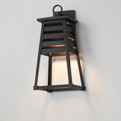 Shutters 1-Light Medium Outdoor Wall Sconce