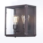 Edison 2-Light Outdoor Wall Lantern