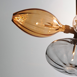 Ray Dance Single Cluster 6-Light LED Pendant