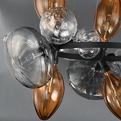 Ray Dance 18-Light 3 Cluster LED Pendant