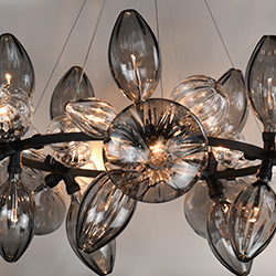 Ray Dance 30-Light 5 Cluster LED Pendant