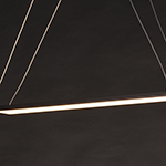 Lencir 24" LED Linear Pendant 3000K