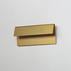 Natural Aged Brass Folded Sconce