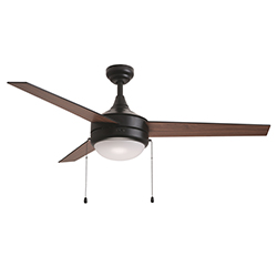 Trio Pull 52 3-Blade Fan w Pull Chain