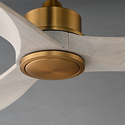 Woodwind 52 Solid Wood Blade Fan w LED Light Kit