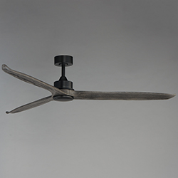 Woodwind 72 Solid Wood Blade Fan w LED